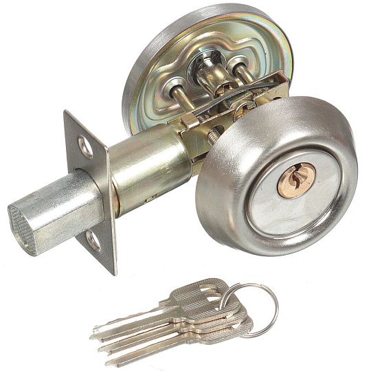 Замок врезной верхний с бронечашкой, Замкофф, 141 E-50, LA-0141-14.05, без ручки, цилиндровый