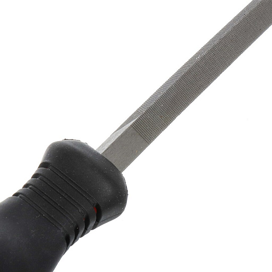 Напильник трехгранный, 150 мм, №2, пластиковая ручка, Bartex, 12025