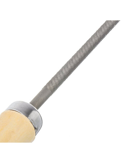 Напильник круглый, 150 мм, №2, деревянная ручка, Bartex, 12008
