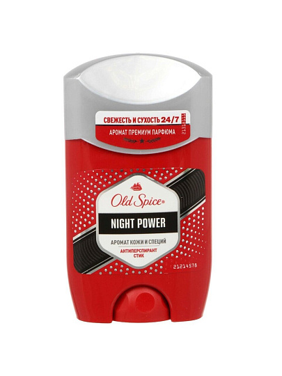 Дезодорант Old Spice, Night Power, для мужчин, стик, 50 мл