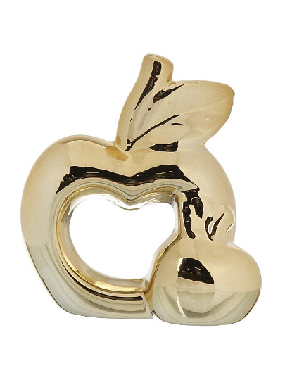 Фигурка декоративная керамика, Яблоко, 8х4.5х10 см, Y4-9104