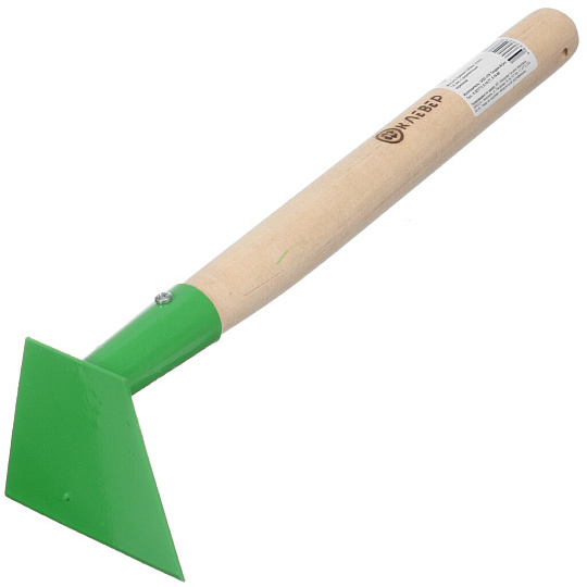 Мотыга сталь, 100 х 2 мм, прямая, черенок деревянный, HouseLoft