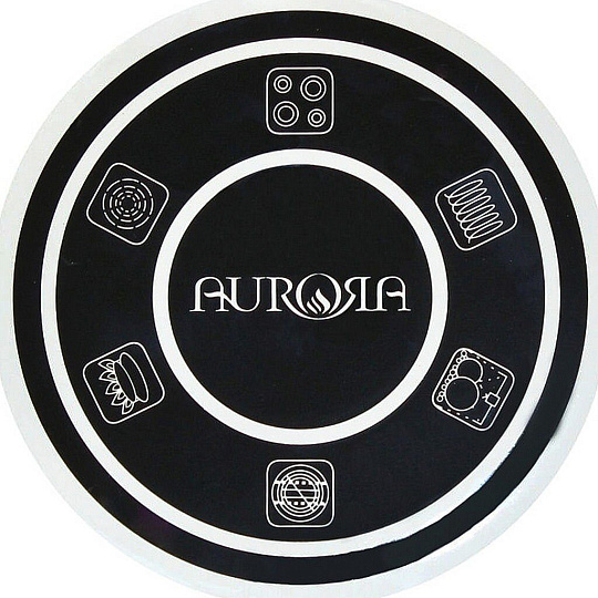 Чайник сталь, эмалированное покрытие, 2.2 л, со свистком, ручка пластиковая, Aurora, Незабудка, 1902