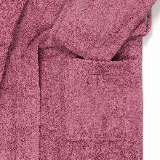 Халат женский, махровый, 100% хлопок, сухая роза, XL-XXL, 52-54, Barkas, AI-1905015