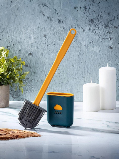 Ерш для туалета напольный, 10х38 см, пластик, в ассортименте, Y4-7869