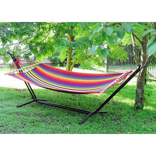 Стойка для гамака 280х100х110 см, каркасная сталь, 1.2-2.5 мм, 200 кг, Green Days, YTHM131