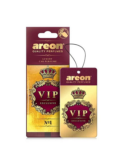 Ароматизатор в машину подвесной, сухой, Areon, "VIP" - №1, 704-VIP-01