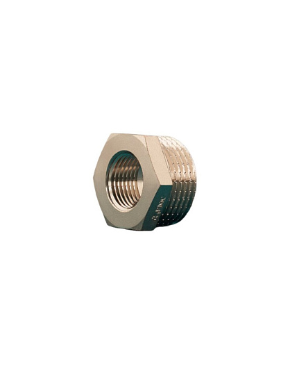 Футорка 3/4"х1/2", DN 20х15, ш-г, никель, внутренняя/наружная, РМС