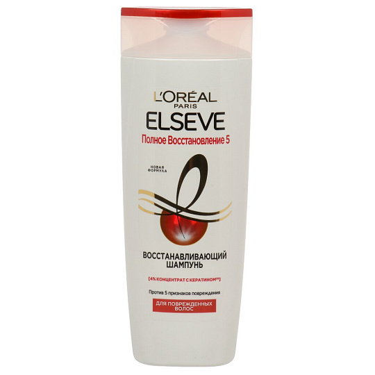 Шампунь L'Oreal Paris, Elseve, Полное Восстановление 5, 400 мл