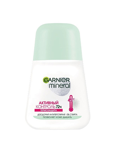 Дезодорант Garnier, Термозащита, для женщин, ролик, 50 мл