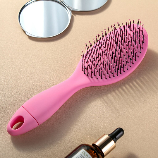 Расческа для волос, изогнутая для мокрых, 80х270х45 мм, Studio style, Релакс, 45775-4335