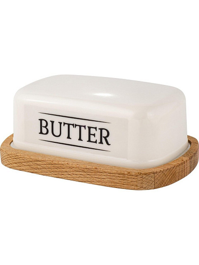 Масленка дерево, крышка пластик, Sugar&Spice, Rosemary Butter, SE106912996