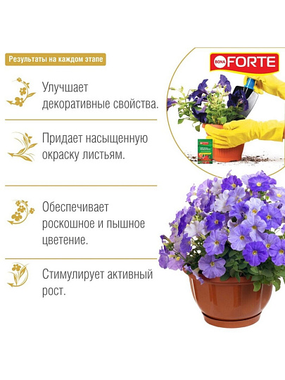Удобрение Красота, для комнатных растений, минеральное, жидкость, 10 мл, Bona Forte