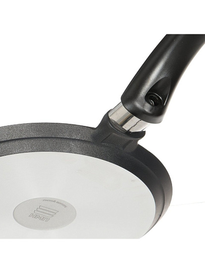 Блинница алюминий, 22 см, антипригарное покрытие, Нева Металл Посуда, 6222, бакелитовая ручка