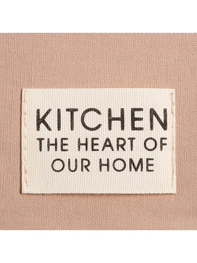 Полотенце кухонное 40х73 см, 100% хлопок, саржа, Этель, Kitchen, бежевое, Россия