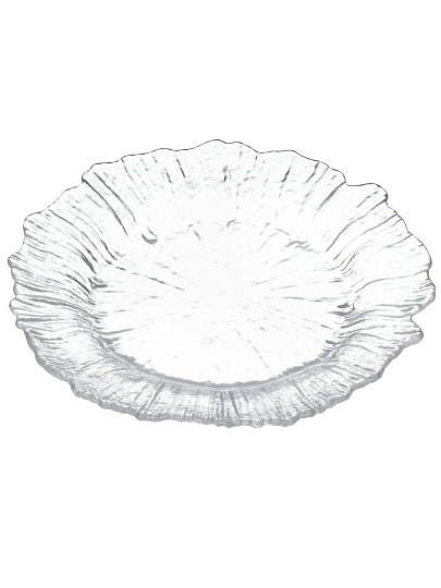 Блюдо стекло, круглое, 21 см, Лед, Y4-8752