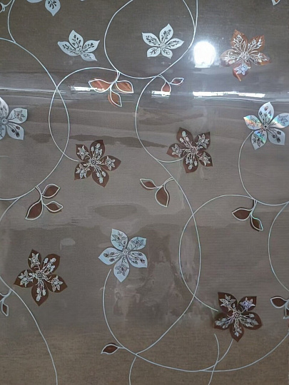 Клеенка Silvano, Декор, 0.8х20 м, силикон, 0.6 мм, QG-2033C