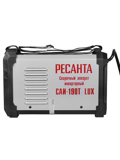 Сварочный аппарат инверторный, Ресанта, САИ-190Т Lux, 5.7 кВт, 190 А, электрод