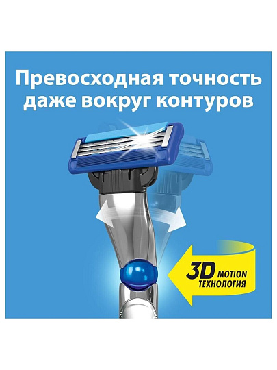 Сменные кассеты для бритв Gillette, Mach3 Turbo, для мужчин, 4 шт
