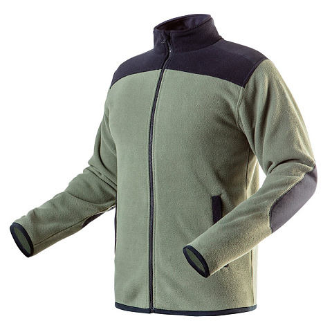 Блуза рабочая из флиса, цвет оливковый, размер XL, NEO Tools, 81-505-XL