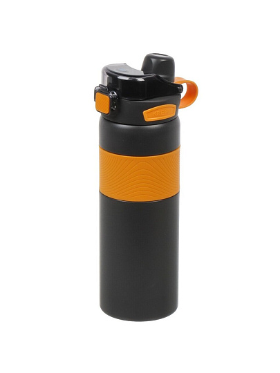 Термобутылка нержавеющая сталь, 0.8 л, Sports Fresh, оранжевая, B070055