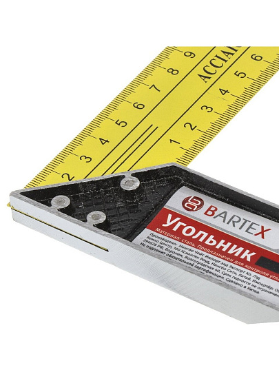 Угольник 450 мм, металл, Bartex, R-450