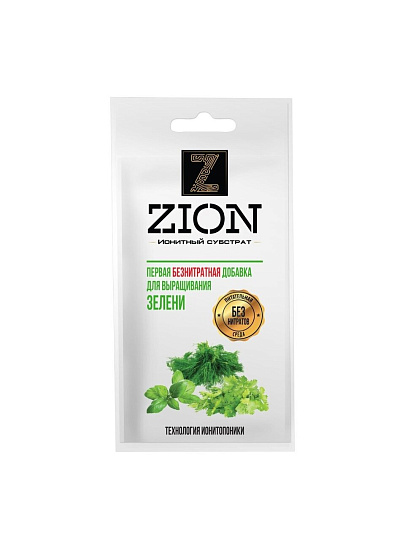 Удобрение для зелени, саше, минеральное, субстрат, 30 г, Zion