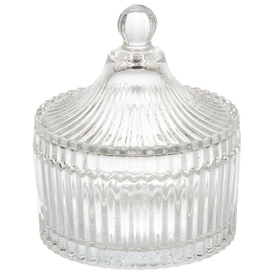 Сахарница 260 мл, стекло, 10х10х11.5 см, Грани, Y4-9710