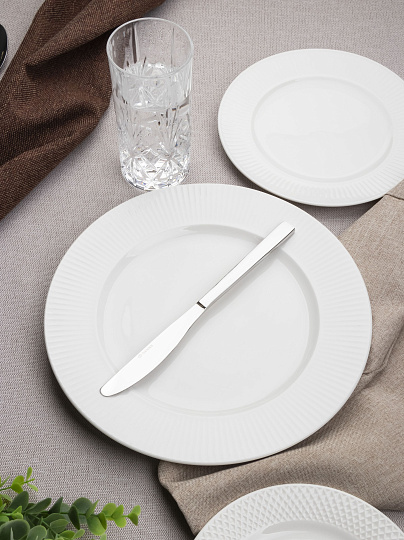 Нож нержавеющая сталь, 2 предмета, столовый, Daniks, Verona