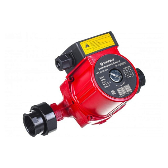 Насос циркуляционный, Unipump, 1 1/2 '', 100 Вт, максимальный напор 6 м, 3.8 м³/ч, UPС 25-60 180