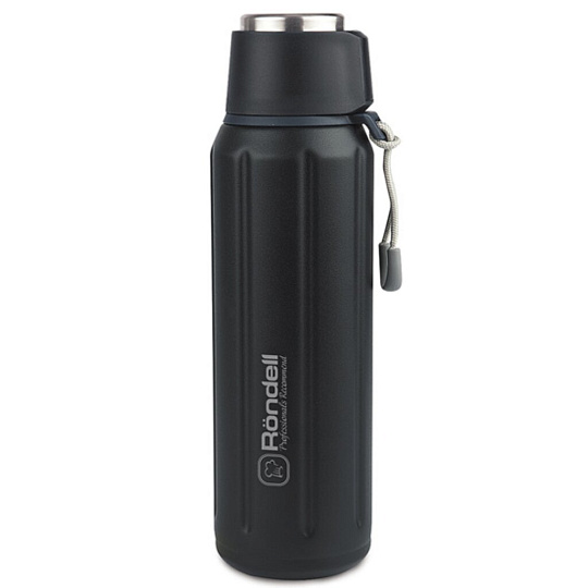 Термос нержавеющая сталь, 0.6 л, узкая горловина, Rondell, Tonus, колба нержавеющая сталь, RDS-1069