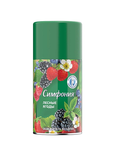 Освежитель воздуха Symphony, 250 мл, Automatic Лесные ягоды, сменный, сухое распыление