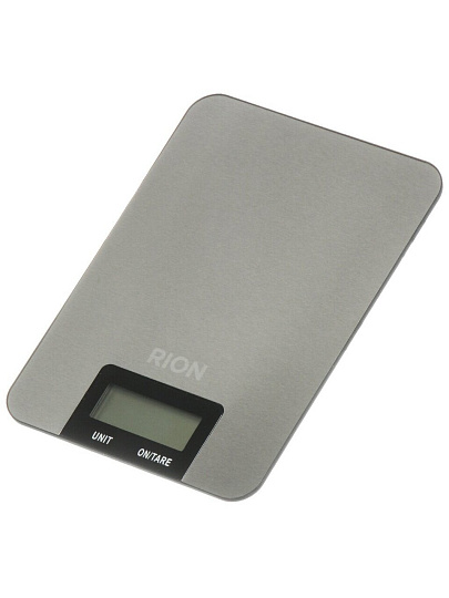 Весы кухонные электронные, металл, Rion, ZD-416, платформа, точность 3 г, до 5 кг, LCD-дисплей, ZD-416