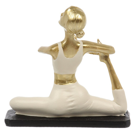 Фигурка декоративная полистоун, Йога, 10.5х4.5х10 см, A020258