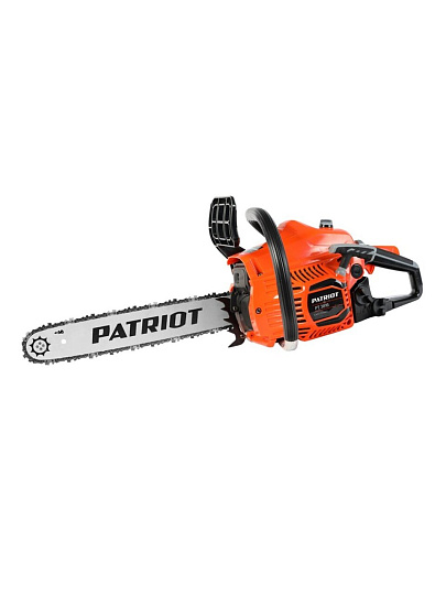 Пила цепная бензиновая, Patriot, 2 л.с., 1500 Вт, длина шины 40 см, шаг цепи 3/8 дюйм, 57 звеньев, PT3816