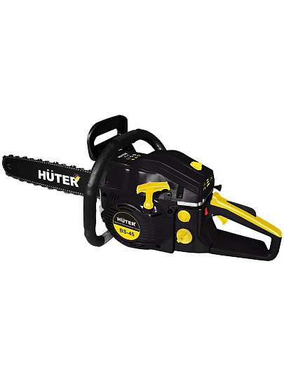 Пила цепная бензиновая, Huter, 3.1 л.с., 2300 Вт, длина шины 45 см, шаг цепи 0.325 дюйм, 72 звена, BS-45, 70/6/2