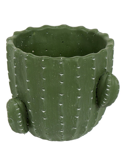Кашпо керамика, 1 л, 14х12х14 см, Кактус, Y4-3081