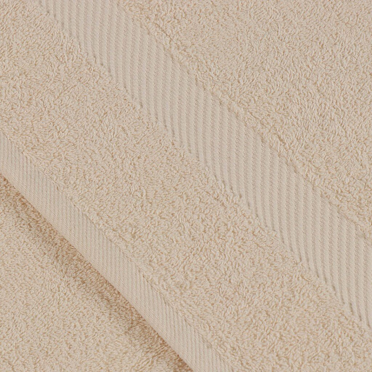 Полотенце банное 50х90 см, 100% хлопок, 460 г/м2, Авангард, Bella Carine, светло-молочное, Турция, FT-2-50-0846