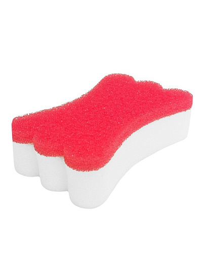 Губка для тела бант, с массажным слоем, Умничка, МТ, MPU0779