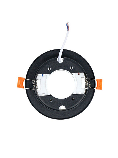 Светильник встраиваемый Элегия, GX53, круглый, черный, General Lighting Systems, GCL-GX53-H38