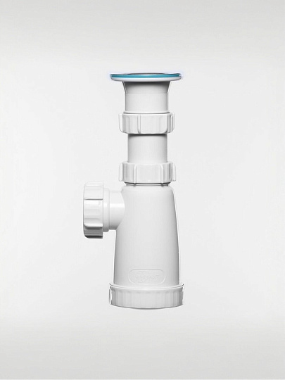Сифон для умывальника, трубный, 1 1/2", полипропилен, Инкопласт, BS4000