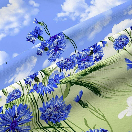 Постельное белье 2-спальное, простыня 200х216 см, 2 наволочки 70х70 см, пододеяльник 175х215 см, Василиса, бязь, Василиса 3422/1