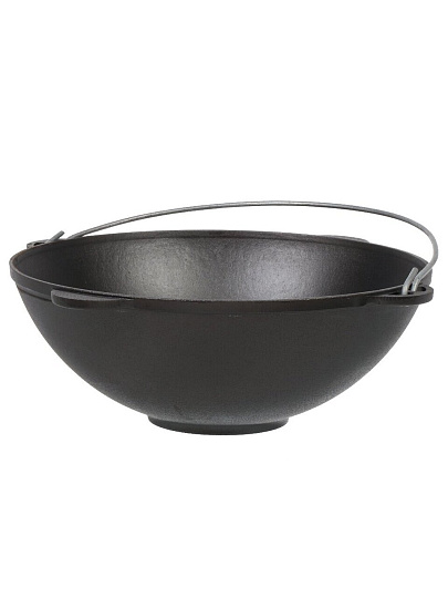 Казан чугун, 8 л, с крышкой, с крышкой-сковородой, с дужкой, Гардарика, 1608-4