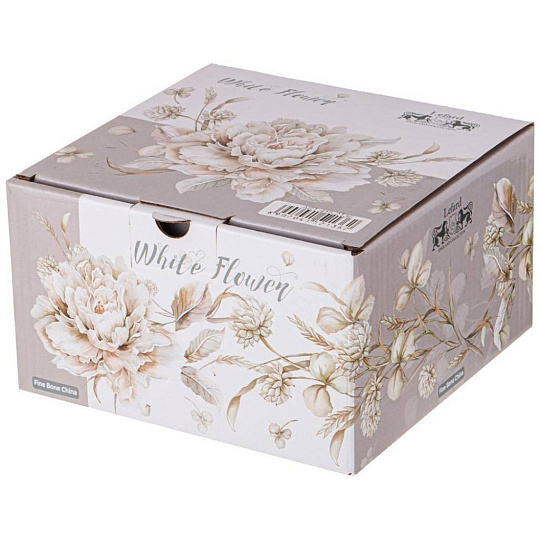 Чайная пара фарфор, 2 предмета, на 1 персону, 330 мл, Lefard, White Flower, 415-2136