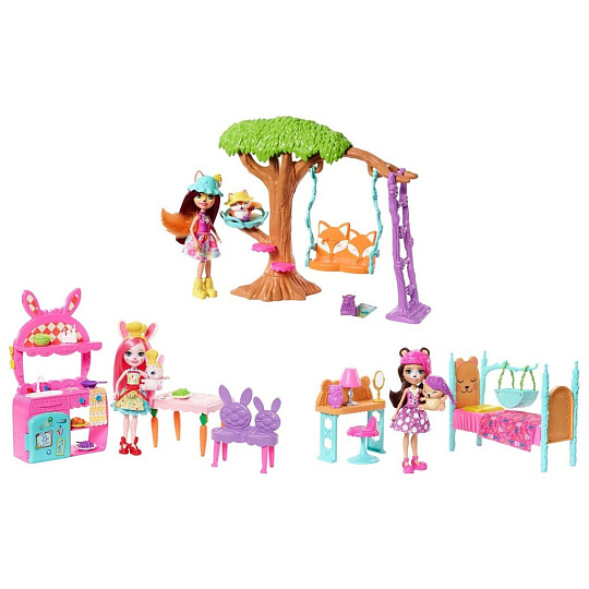 Игровой набор Enchantimals, Сюжетный, FRH44, в ассортименте