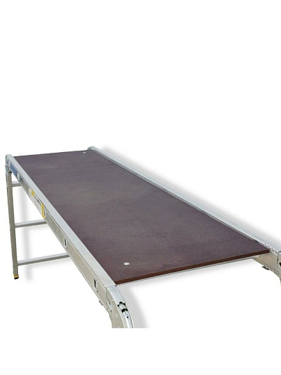 Подмости 1 секция, 6 ступеней, алюминий, 4.1 м, 150 кг, Alumet, SM 363