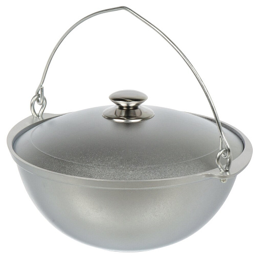 Котелок походный алюминий литой, 4.5 л, Kukmara, КП45