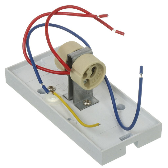 Светильник фасадный General Lighting Systems, GWL-2MR16-GU10-R-IP65, накладной, 50 Вт, металл, 8х15 см, 2 лампы, IP65, круглый, белый