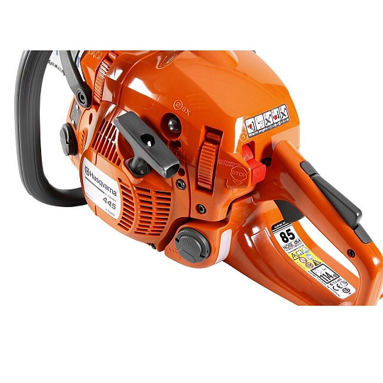 Пила цепная бензиновая, Husqvarna, 2.9 л.с., 2100 Вт, длина шины 33 см, шаг цепи 0.325 дюйм, 64 звена, 445, 9671566-75