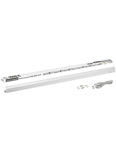 Светильник светодиодный, TDM Electric, Народный ДПО 2001, 10 Вт, 4000 К, 820 Лм, IP40, 86.8х2.2х3.7 см, белый, SQ0329-0070